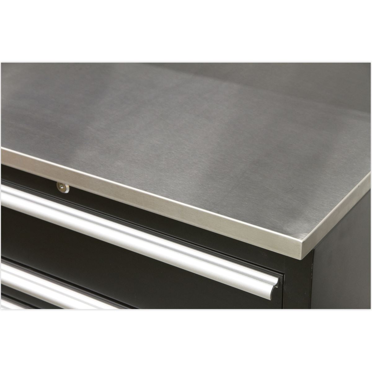 Sealey APMSCOMBO2SS Premier 3.3m Storage System - Stainless Worktop Sealey