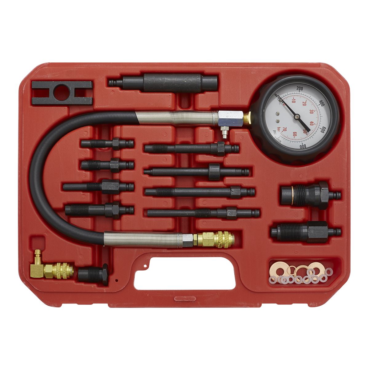 Sealey VSE204 Diesel Engine Compression Test Kit Sealey