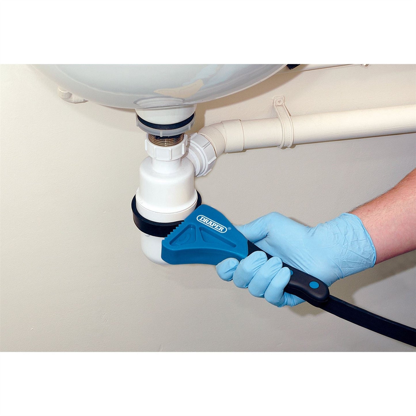 Draper 43863 Soft Grip Strap Wrench Set 2 Piece Draper