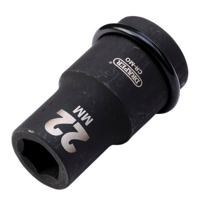 Draper 05137 Expert HI-TORQ® 6 Point Deep Impact Socket 1" Sq. Dr. 22mm Draper