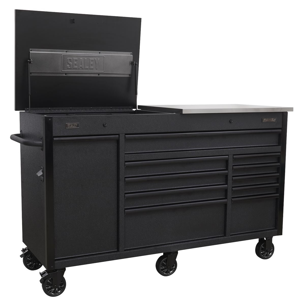 Sealey AP6310BE Mobile Tool Cabinet 1600mm with Power Tool Charging Drawer Sealey