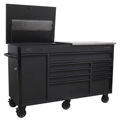 Sealey AP6310BE Mobile Tool Cabinet 1600mm with Power Tool Charging Drawer Sealey