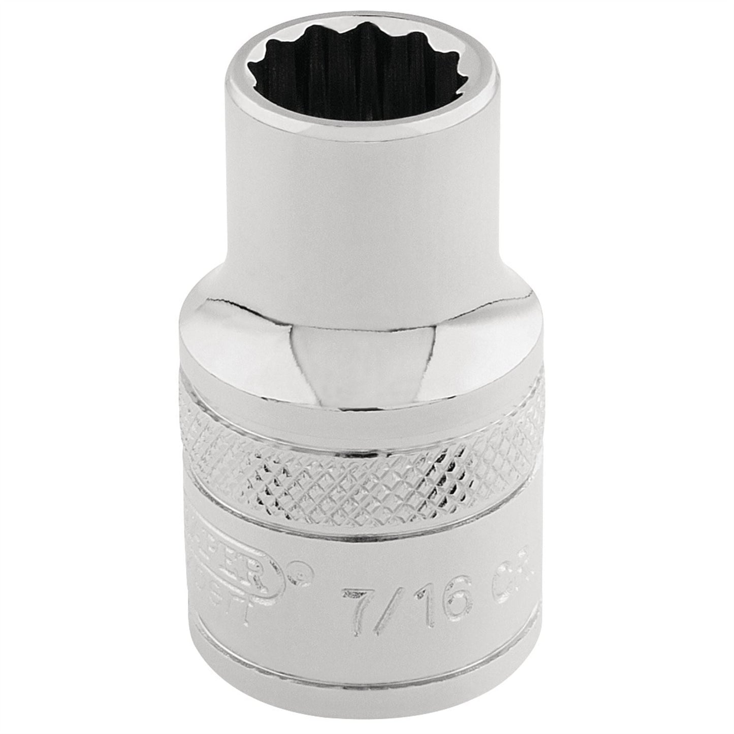 Draper 49018 HI-TORQ® 12 Point Socket 3/8" Sq. Dr. 7/16" Draper