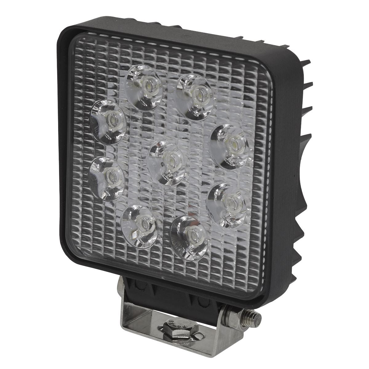Sealey LED3S Square Worklight with Mounting Bracket 27W SMD LED Sealey
