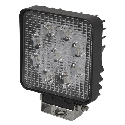 Sealey LED3S Square Worklight with Mounting Bracket 27W SMD LED Sealey