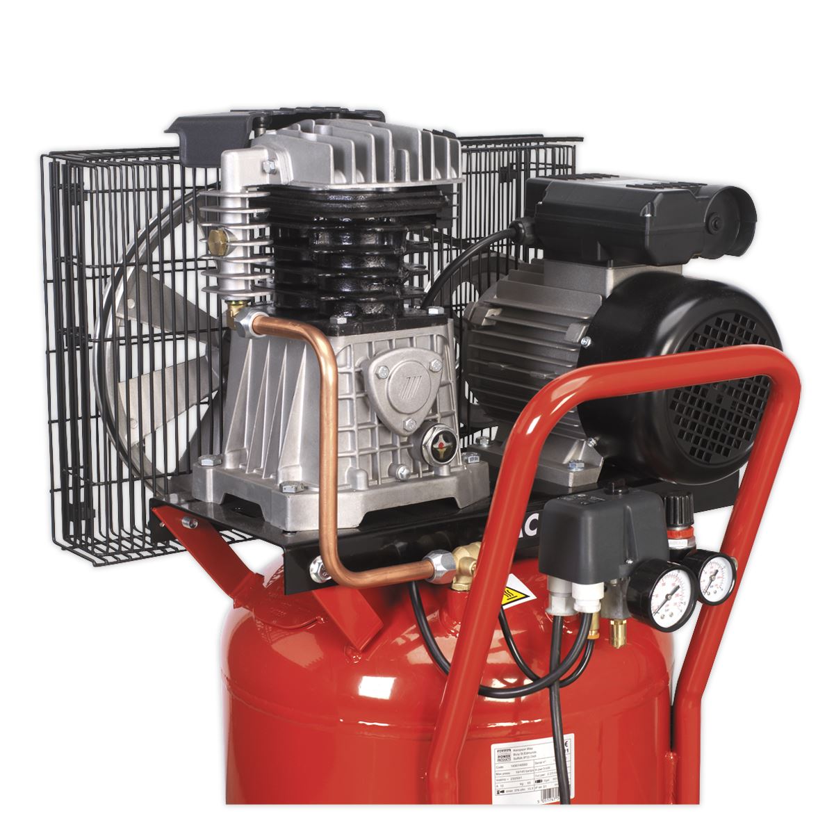 Sealey SAC1903B Compressor 90L Vertical Belt Drive 3hp Sealey