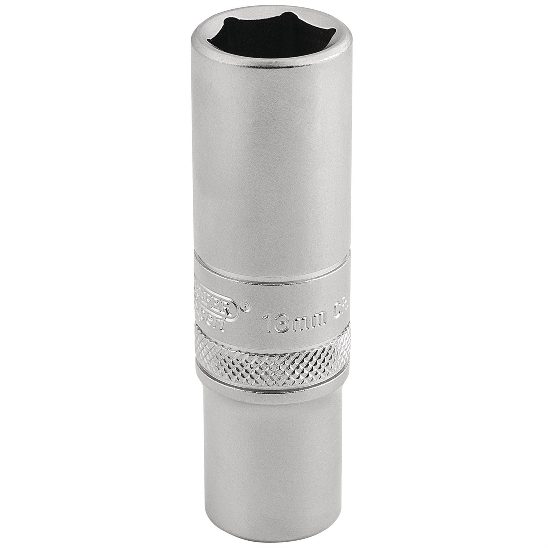 Draper 16581 6 Point Metric Deep Socket 3/8" Sq. Dr. 13mm Draper