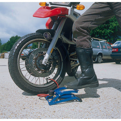 Draper 25996 Double Cylinder Foot Pump with Pressure Gauge Draper