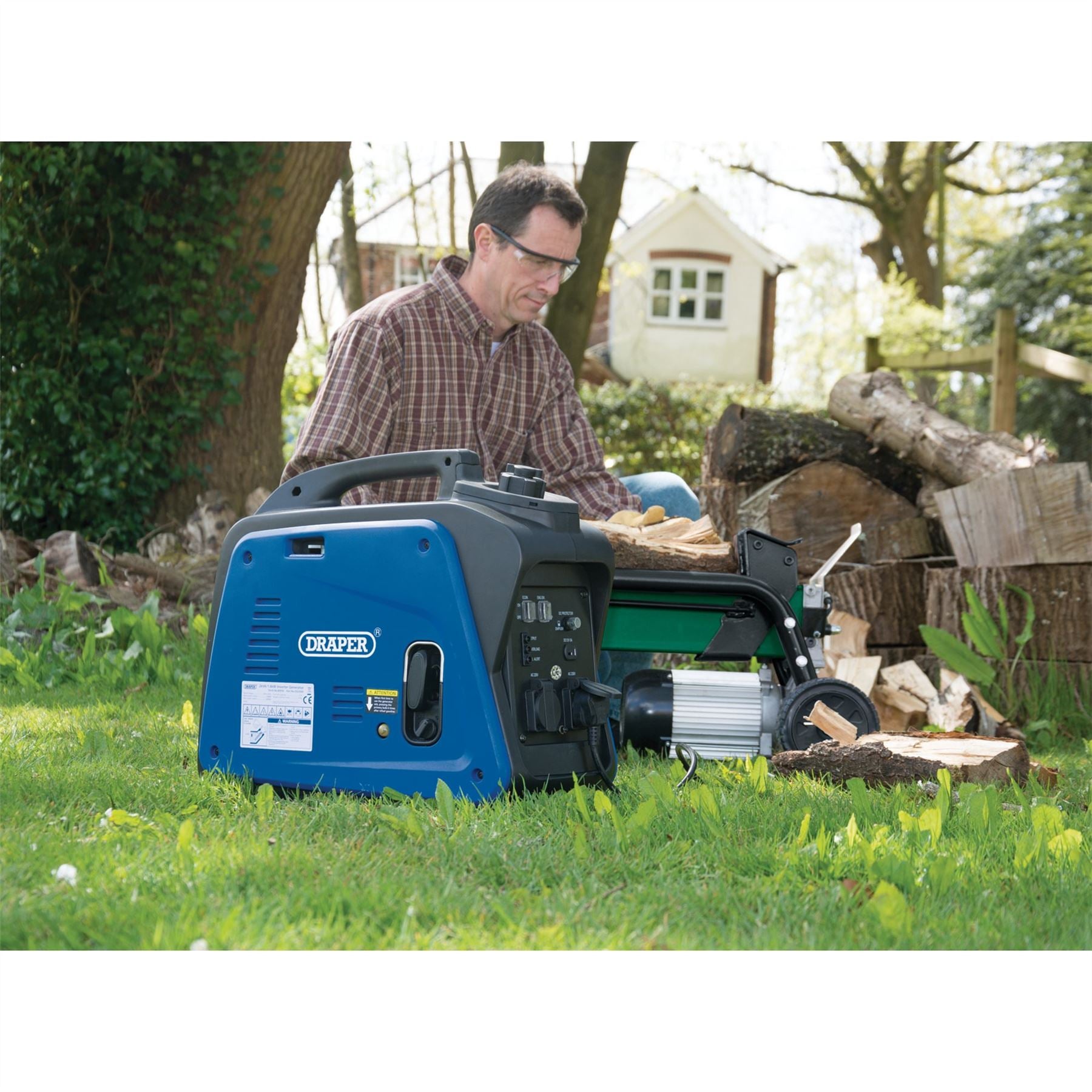 Draper 80956 Petrol Inverter Generator 1700W Draper