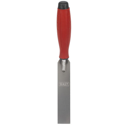 Sealey T1740 Stainless Steel Finishing Trowel - Rubber Handle - 30 x 160mm Sealey