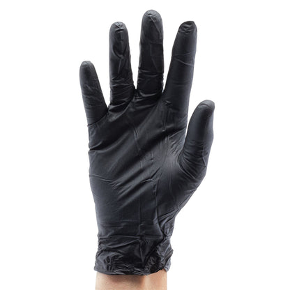 Draper 31035 Nitrile Gloves Large Black Pack of 100 Draper