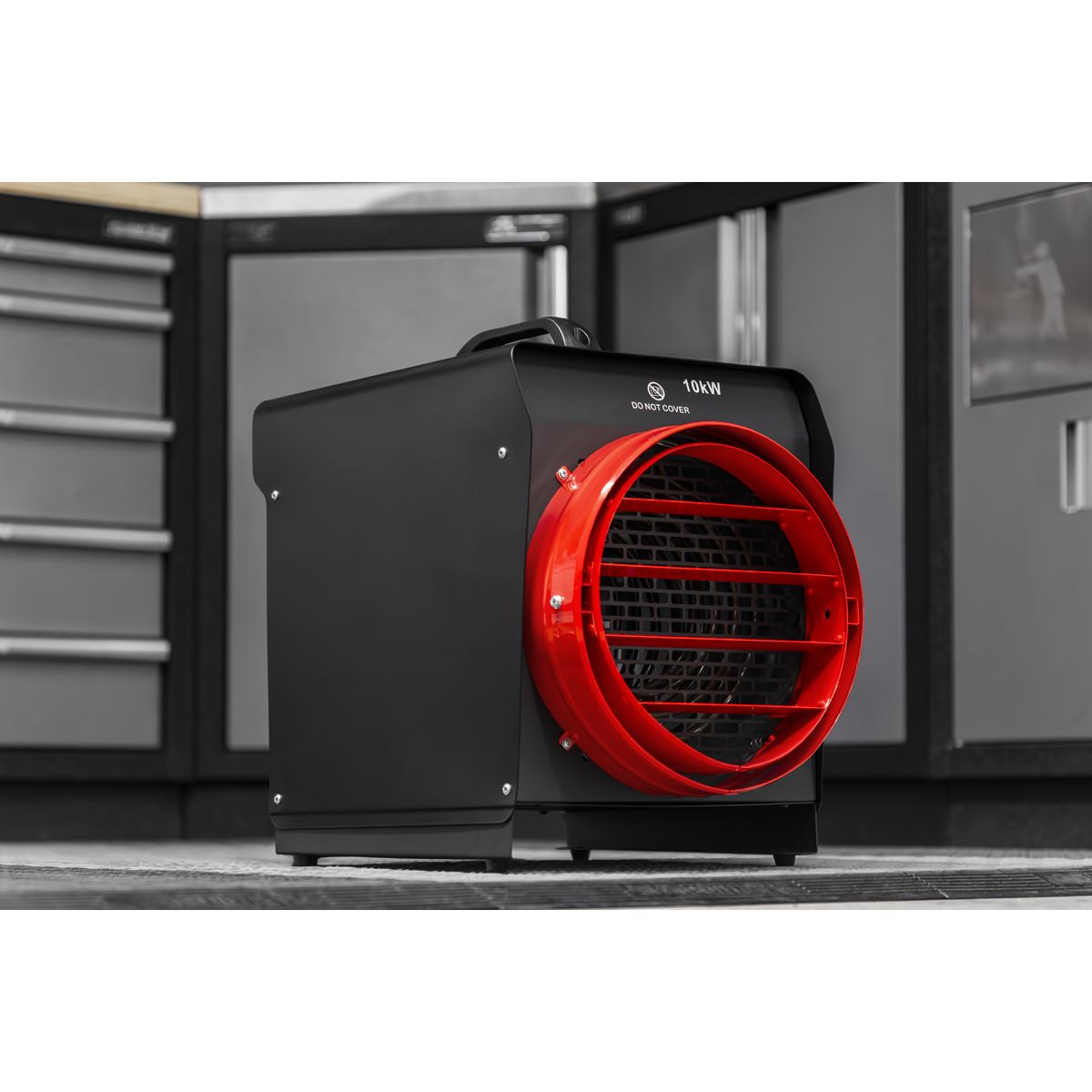 Sealey DEH10001 Industrial Fan Heater 10kW with Ducting Sealey