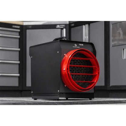 Sealey DEH10001 Industrial Fan Heater 10kW with Ducting Sealey