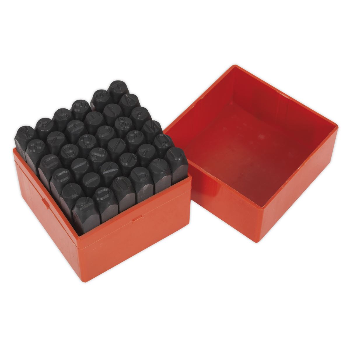 Sealey AK8298 Letter & Number Punch Set 36pc 10mm Sealey