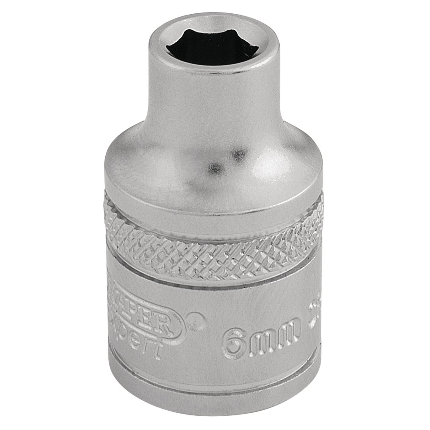 Draper 16531 6 Point Metric Socket 3/8" Sq. Dr. 6mm Draper