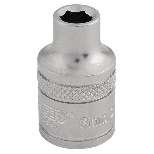 Draper 16531 6 Point Metric Socket 3/8" Sq. Dr. 6mm Draper