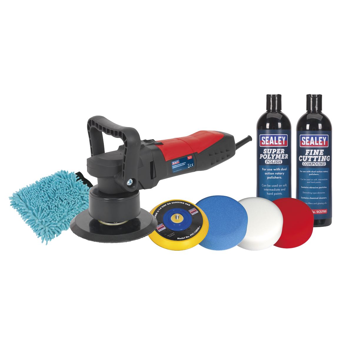 Sealey CPK04 Ø150mm Pro Polishing & Compounding Kit 600W/230V Sealey