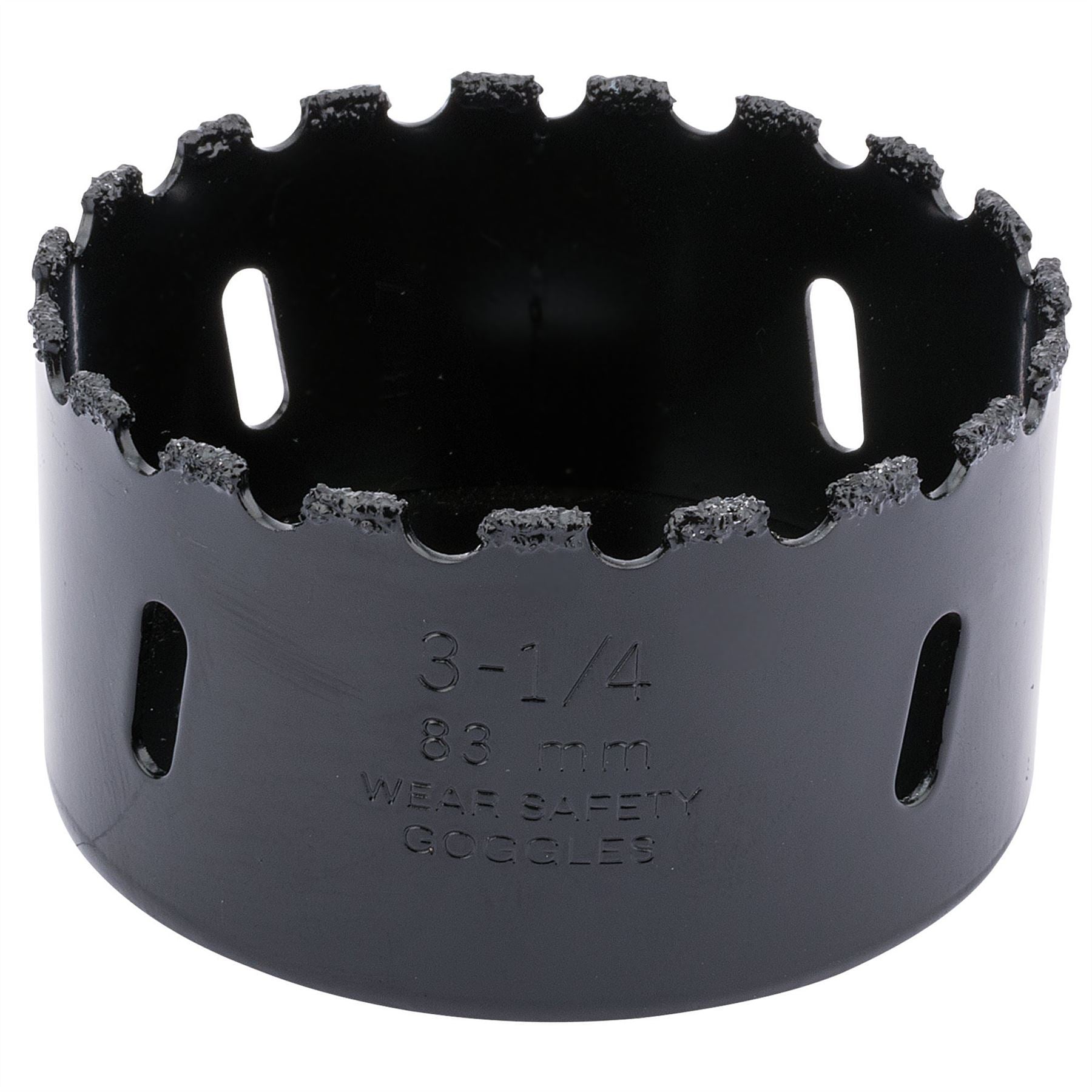 Draper 34954 Tungsten Carbide Grit Hole Saw 83mm Draper