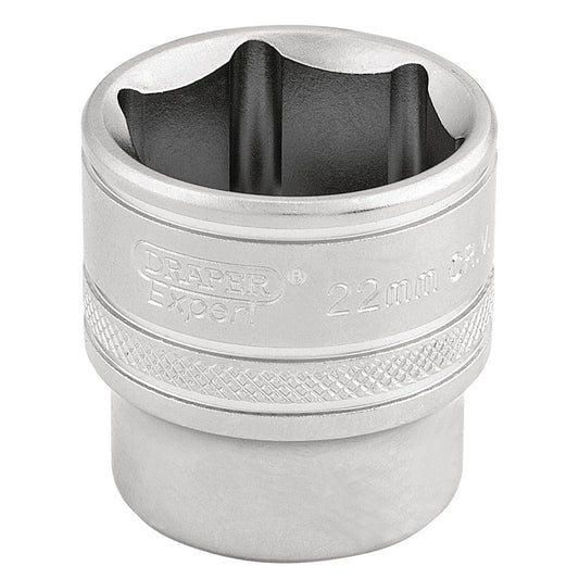 Draper 16547 6 Point Metric Socket 3/8" Sq. Dr. 22mm Draper