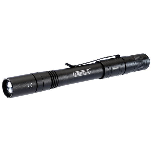 Draper 90099 LED Rechargeable Aluminium Penlight 1W 80 Lumens Draper