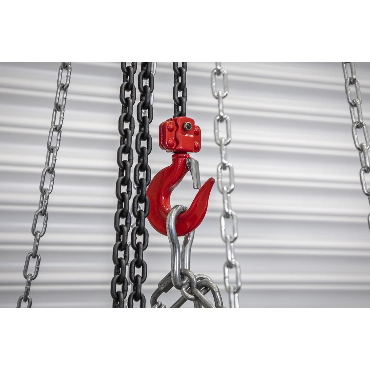 Sealey SG1000KITG Portable Adjustable Gantry Crane with Geared Trolley Combo 1 Tonne Sealey