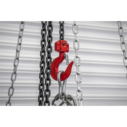 Sealey SG1000KITG Portable Adjustable Gantry Crane with Geared Trolley Combo 1 Tonne Sealey