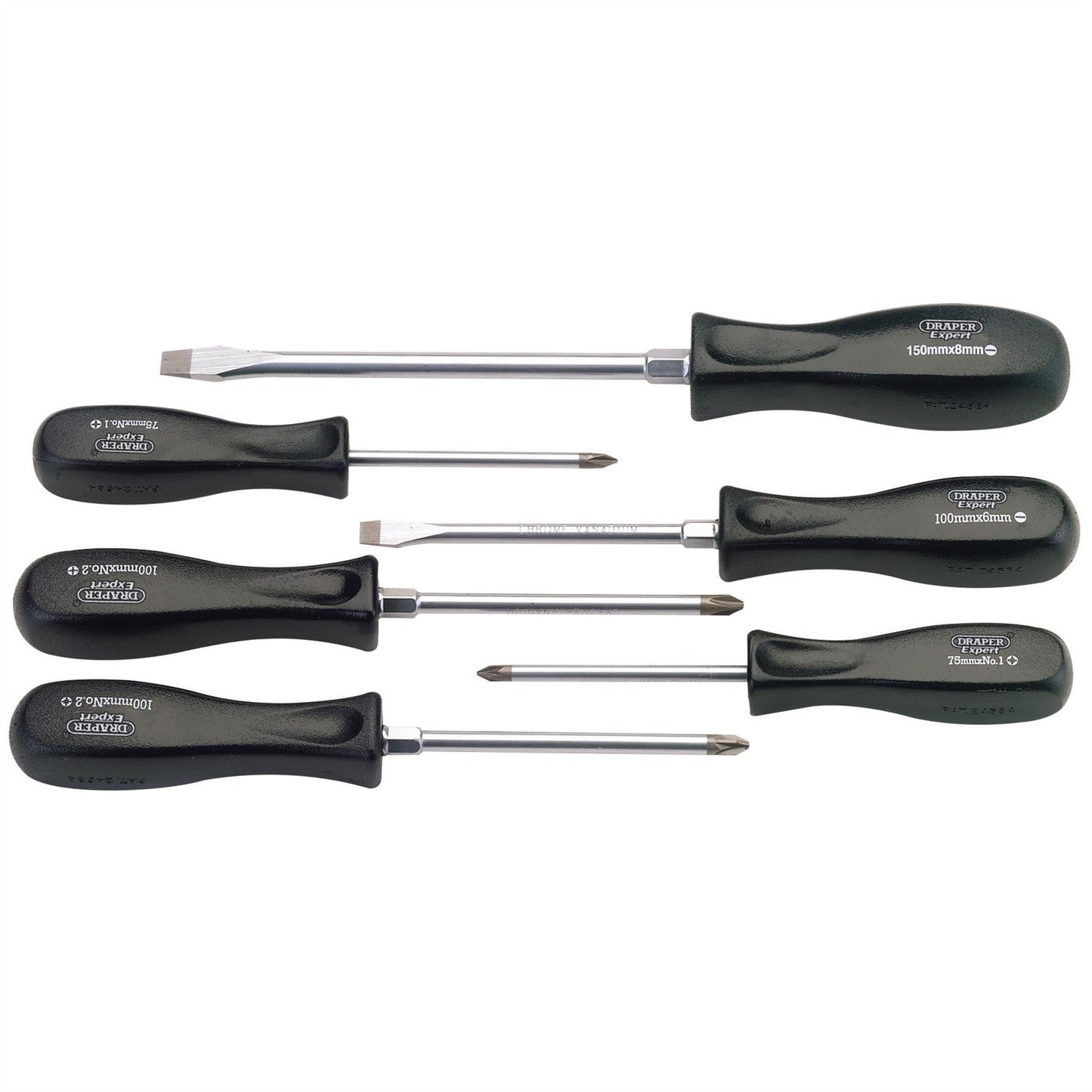 Draper 27029 Mechanics Screwdriver Set 6 Piece Draper