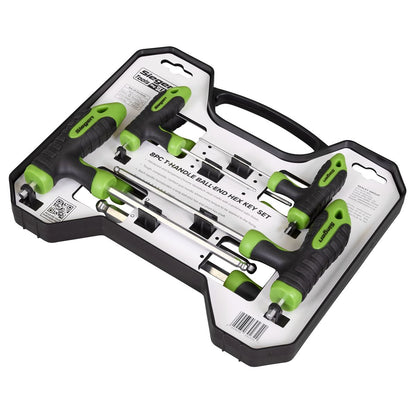 Siegen S01069 T-Handle Ball-End Hex Key Set 8pc Siegen