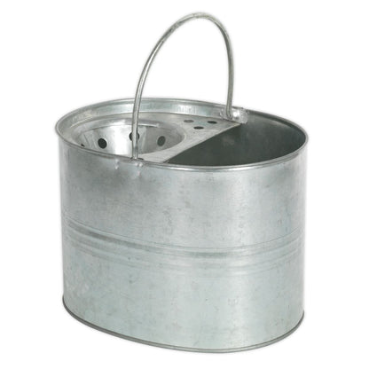 Sealey BM08 Mop Bucket 13L - Galvanized Sealey