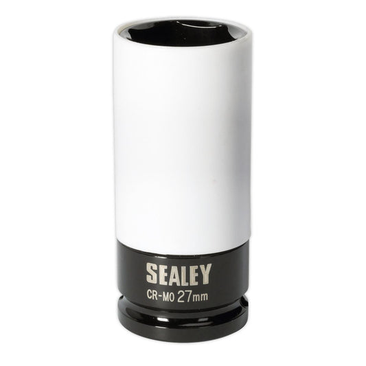 Sealey SX03027 Alloy Wheel Impact Socket 27mm 1/2"Sq Drive Sealey