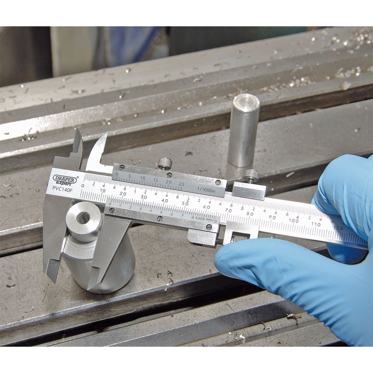 Draper 50605 Vernier Caliper with Fine Adjustment 0 - 140mm Draper