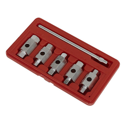 Sealey AK659 Drain Key Set 6pc Double End Sealey