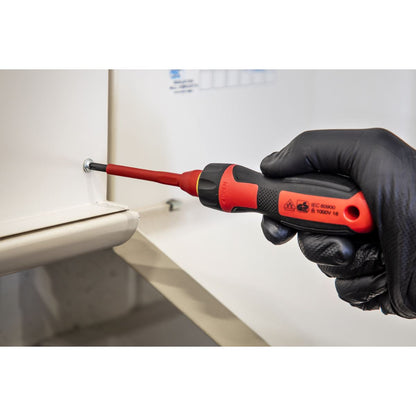 Sealey AK61280 Screwdriver Set Interchangeable 8pc - VDE Approved Sealey