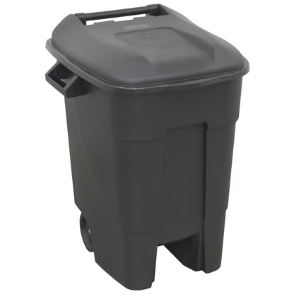 Sealey BM100 Refuse/Wheelie Bin 100L - Black Sealey