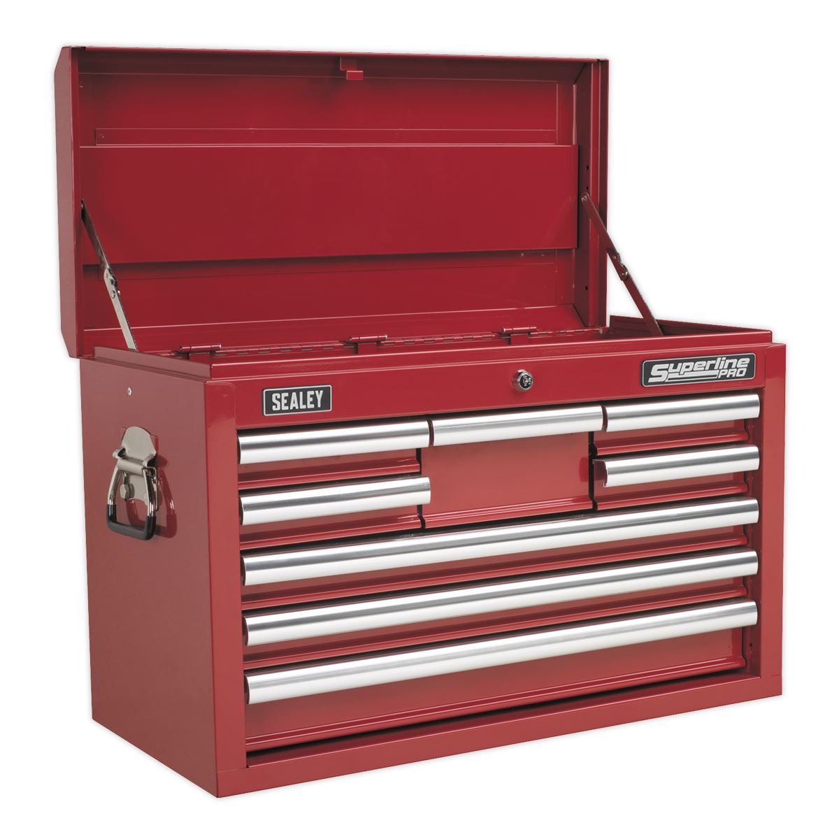 Sealey AP33089 Topchest 8 Drawer with Ball-Bearing Slides - Red Sealey