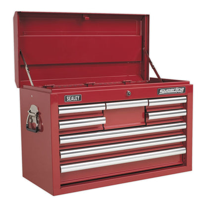 Sealey AP33089 Topchest 8 Drawer with Ball-Bearing Slides - Red Sealey