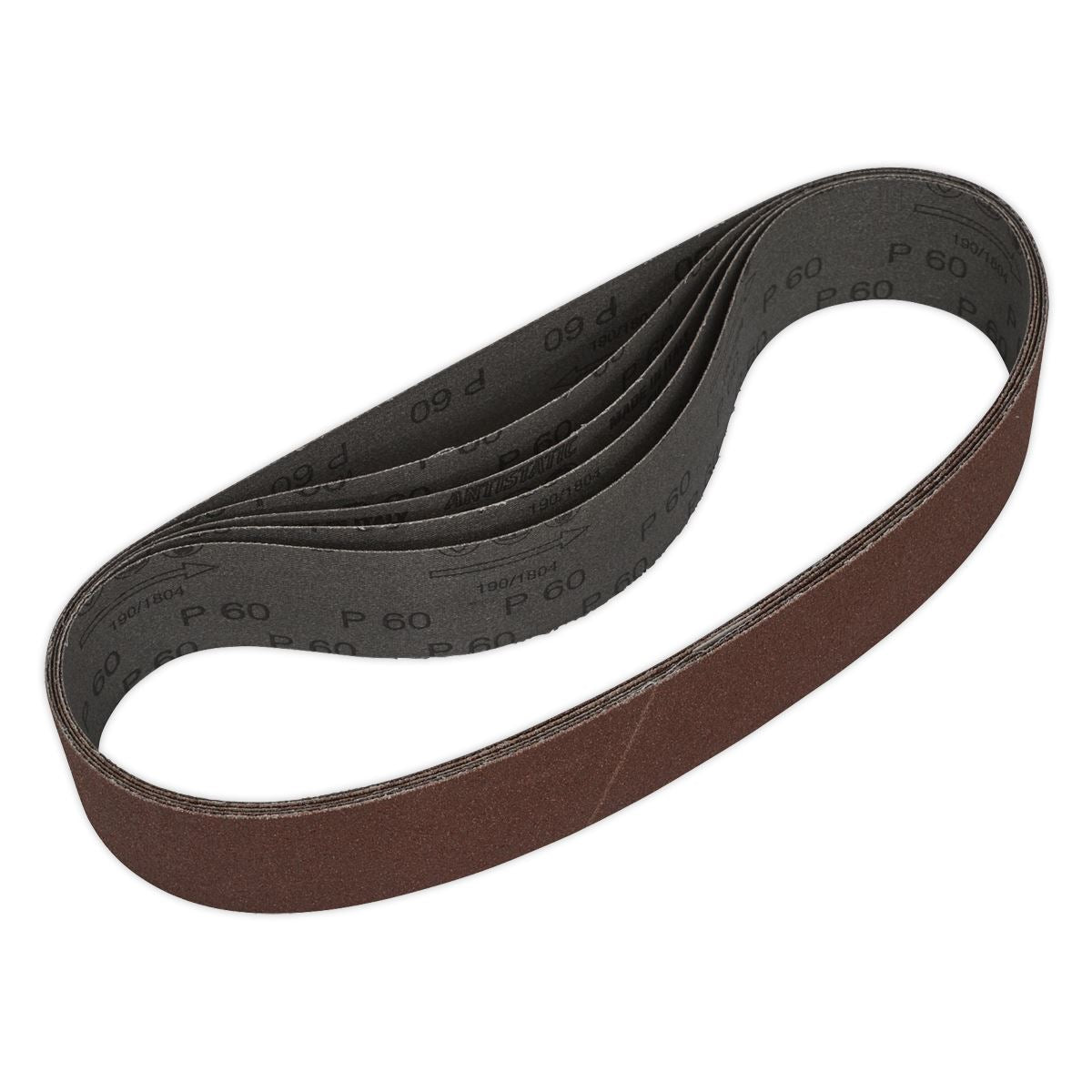 Sealey SB006 Sanding Belt 50 x 686mm 60Grit Pack of 5 Sealey