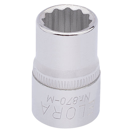 Elora 25870 Bi-Hexagon Socket 3/8" Sq. Dr. 11mm Elora