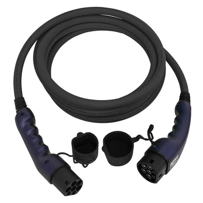 Sealey EVCC22323 EV Charging Cable Type 2 to Type 2 32A (22KW) 3PH 5m Sealey