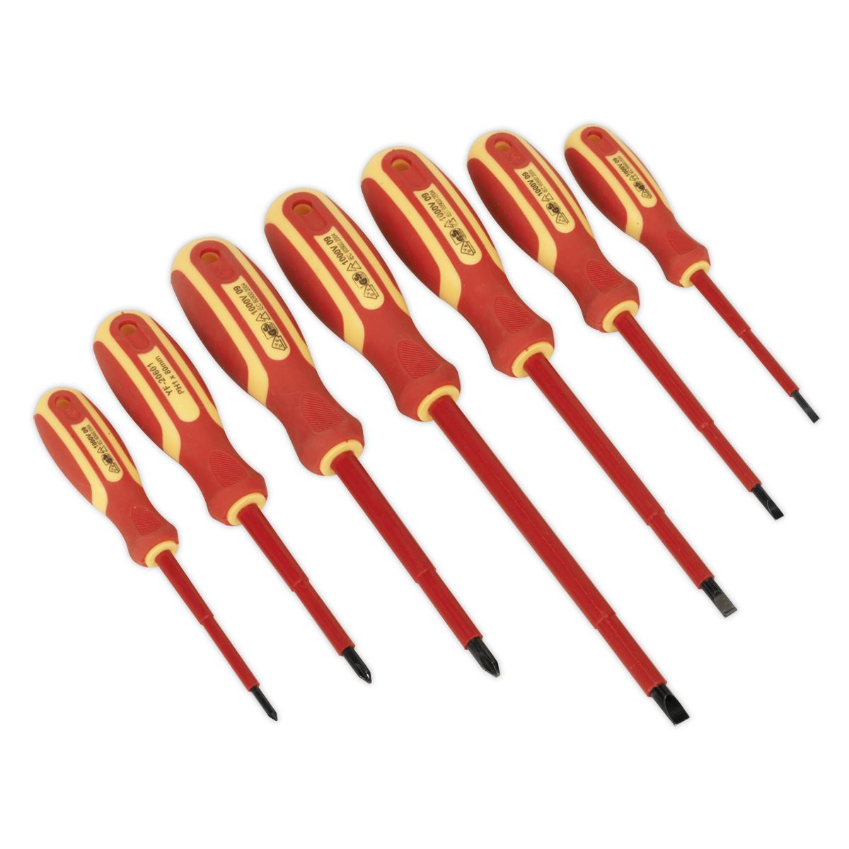 Siegen S0756 Screwdriver Set 7pc Electrician's VDE Approved Siegen