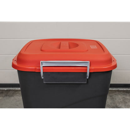 Sealey BM95R Refuse/Storage Bin 95L - Red Sealey