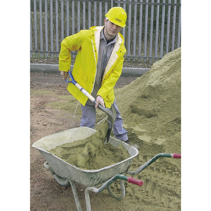 Draper 31391 Steel Square Mouth Builders Shovel with Hardwood Shaft Draper