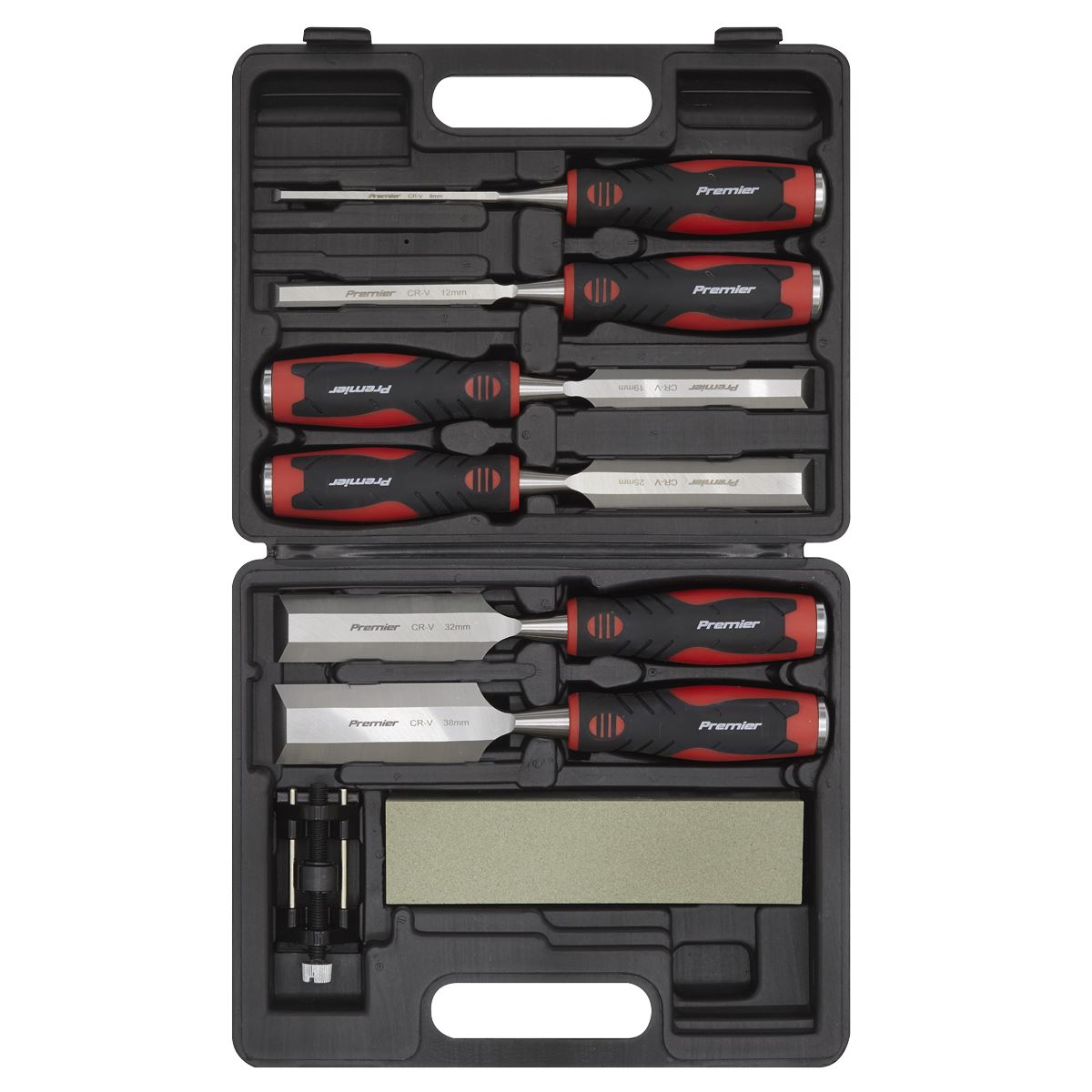 Sealey AK9240 Hammer-Thru Wood Chisel 8pc Set Sealey