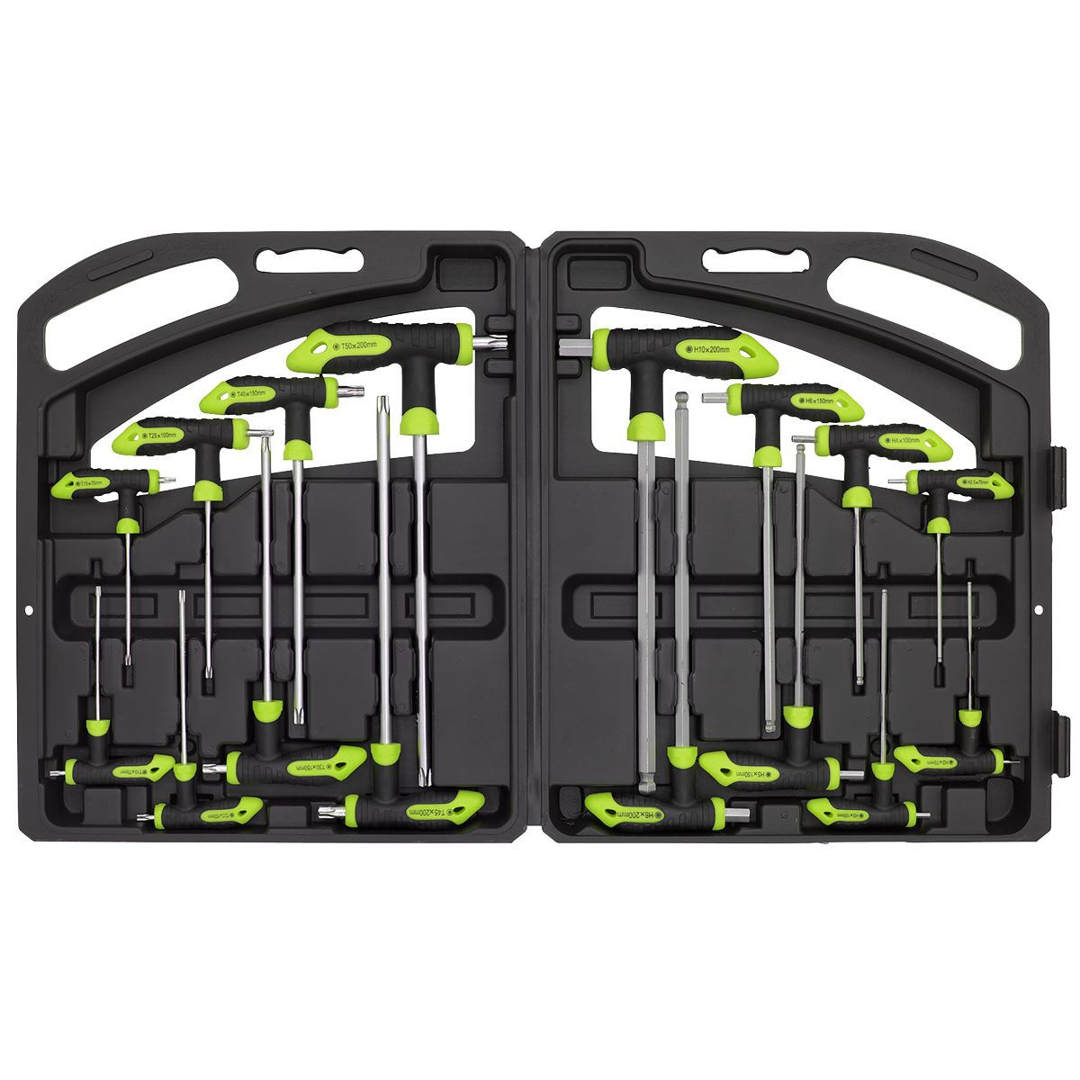 Siegen S0916 T-Handle TRX-Star* & Hex Key Set 16pc Siegen