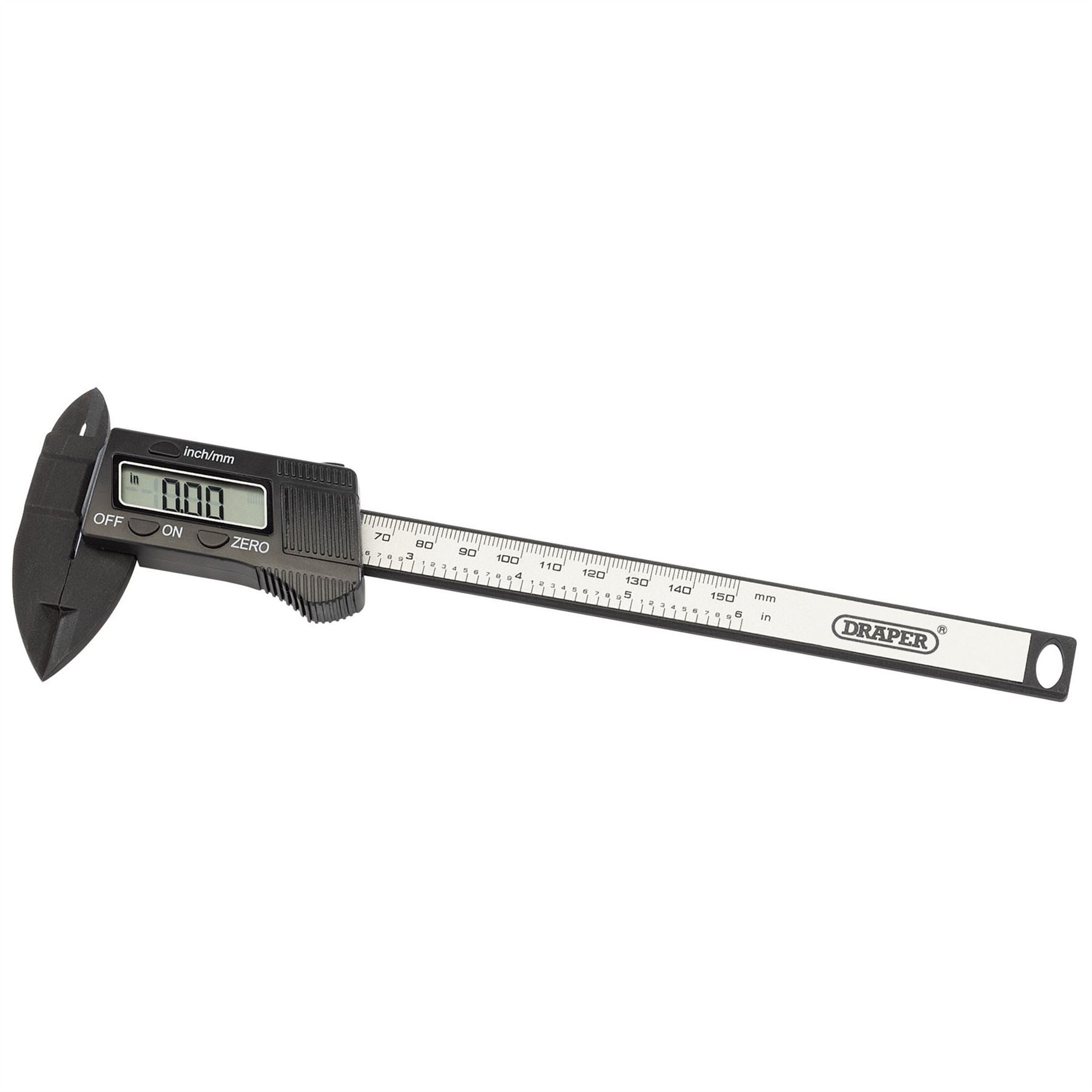 Draper 24816 Carbon Fibre Digital Caliper Gauge 150mm or 6" Draper