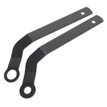 Sealey VSE6211 Auxiliary Belt Tensioner Spanner Set - for BMW Mini Sealey