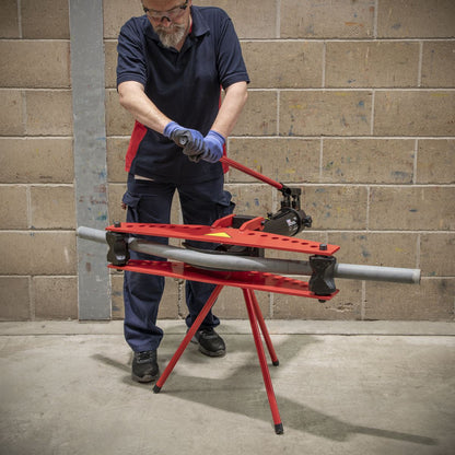 Sealey PBS91 Industrial Hydraulic Pipe Bender with Stand 15 Tonne Sealey