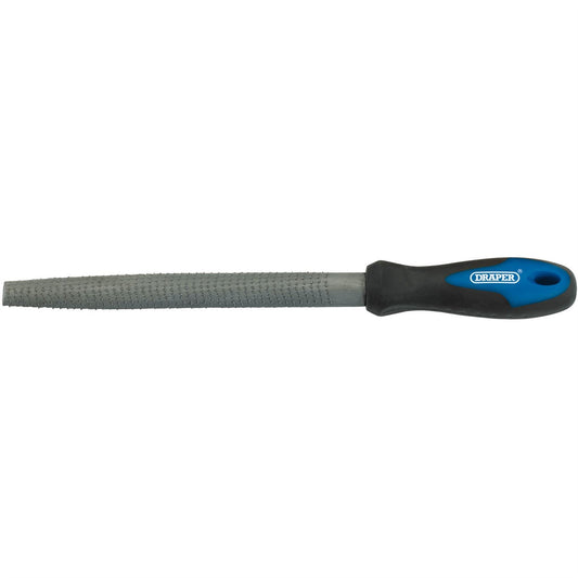 Draper 44958 Soft Grip Engineers Half Round Cabinet Rasp 200mm Draper
