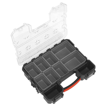 Sealey APAS10R Parts Storage Case with Fixed & Removable Compartments Sealey