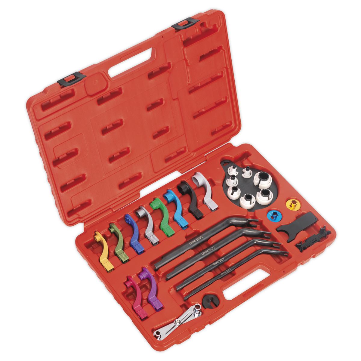 Sealey VS0557 Fuel & Air Conditioning Disconnection Tool Kit 27pc Sealey